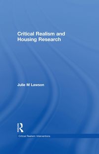 Produktbild: Critical Realism and Housing Research