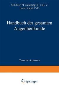 Produktbild: Handbuch der Gesamten Augenheilkunde