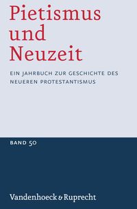 Produktbild: Pietismus und Neuzeit Band 50 - 2024