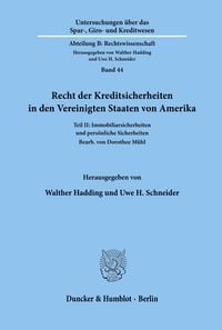 Produktbild: Recht der Kreditsicherheiten in den Vereinigten Staaten von Amerika.