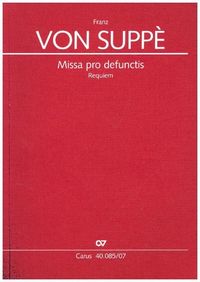Produktbild: Missa pro defunctis, Studienpartitur