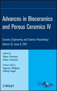 Produktbild: Advances in Bioceramics and Porous Ceramics IV, Volume 32, Issue 6