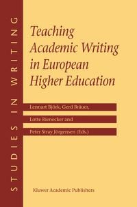 Produktbild: Teaching Academic Writing in European Higher Education