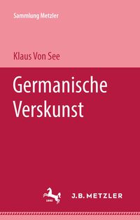 Produktbild: Germanische Verskunst