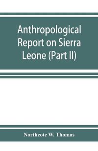 Produktbild: Anthropological report on Sierra Leone (Part II) Timne-English Dictionary