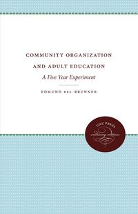 Produktbild: Community Organization and Adult Education