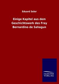 Produktbild: Einige Kapitel aus dem Geschichtswerk des Fray Bernardino de Sahagun