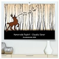 Produktbild: Humorvolle PopArt - Kunstkalender von Claudia Elsner (hochwertiger Premium Wandkalender 2026 DIN A2 quer), Kunstdruck in Hochglanz
