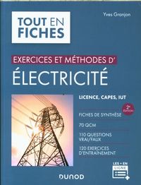 Produktbild: Exercices et m&eacute;thodes d'&eacute;lectricit&eacute;