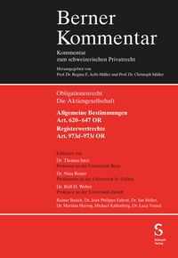 Produktbild: Aktiengesellschaft, Allgemeine Bestimmungen (Art. 620&ndash;647 OR) und Registerwertrechte (Art. 973d&ndash;973i OR)