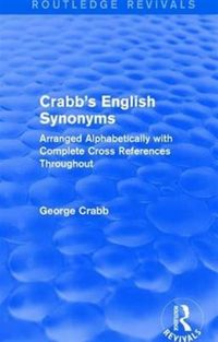 Produktbild: Crabb, G: : Crabb's English Synonyms (1916)