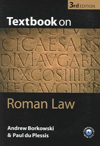 Produktbild: Textbook on Roman Law