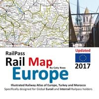 Produktbild: RailPass RailMap Europe 2017
