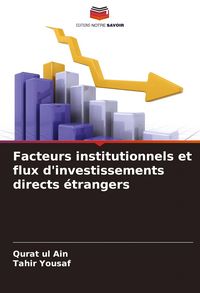 Produktbild: Facteurs institutionnels et flux d'investissements directs &eacute;trangers