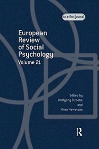 Produktbild: European Review of Social Psychology: Volume 21