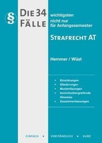 Produktbild: Die 34 wichtigsten F&auml;lle - Strafrecht AT