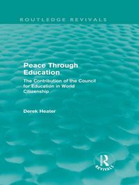 Produktbild: Peace Through Education (Routledge Revivals)