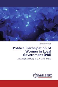 Produktbild: Political Participation of Women in Local Government (PRI)