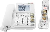 Produktbild: Geemarc AMPLIDECT COMBI-PHOTO 295 Schnurgebundenes Seniorentelefon Anrufbeantworter, Foto-Tasten Beleuchtetes Display Wei&szlig;