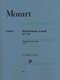 Produktbild: Wolfgang Amadeus Mozart - Klaviersonate a-moll KV 310 (300d)