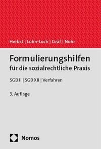 Produktbild: Formulierungshilfen f&uuml;r die sozialrechtliche Praxis