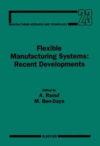 Produktbild: Flexible Manufacturing Systems: Recent Developments