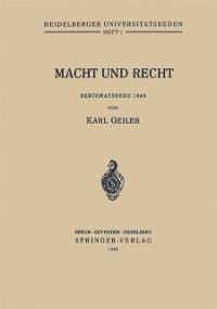 Produktbild: Macht und Recht