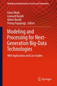 Produktbild: Modeling and Processing for Next-Generation Big-Data Technologies
