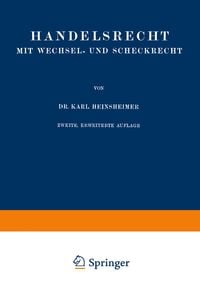 Produktbild: Handelsrecht mit Wechsel- und Scheckrecht