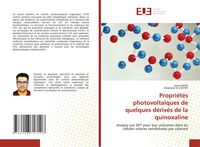 Produktbild: Propri&eacute;t&eacute;s photovolta&iuml;ques de quelques d&eacute;riv&eacute;s de la quinoxaline