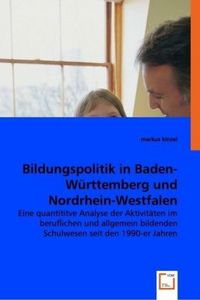 Produktbild: Kinzel, m: Bildungspolitik in Baden-W&uuml;rttemberg und Nordrhei