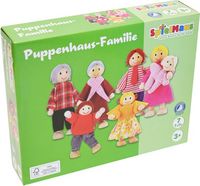 Produktbild: SpielMaus Holz Puppenhaus Familie