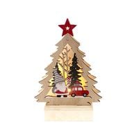 Produktbild: HTI-Living Weihnachtsdeko Tannenbaum Weihnachtsmann mit Aut