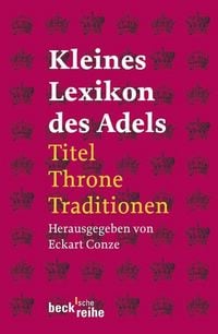 Produktbild: Kleines Lexikon des Adels