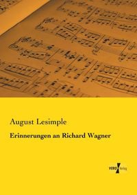 Produktbild: Erinnerungen an Richard Wagner