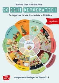 Produktbild: So geht Demokratie! Legekreis f&uuml;r die Grundschule in 10 Bildern