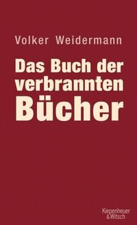 Produktbild: Das Buch der verbrannten B&uuml;cher