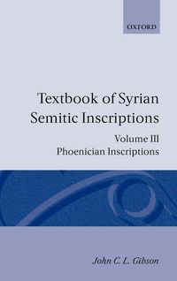 Produktbild: Textbook of Syrian Semitic Inscriptions