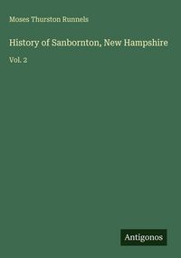 Produktbild: History of Sanbornton, New Hampshire