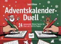 Produktbild: Adventskalender-Duell: 24 spannende R&auml;tsel-Spiele f&uuml;r Zwei mit Stift & Papier | Das perfekte Geschenk f&uuml;r die Vorweihnachtszeit