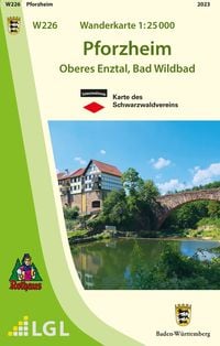Produktbild: Wanderkarte 1:25000 Pforzheim
