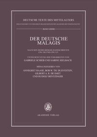 Produktbild: Der deutsche Malagis nach den Heidelberger Handschriften Cpg 340 und 315