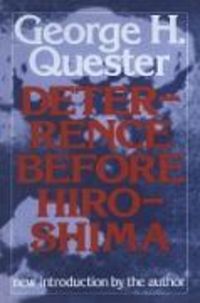 Produktbild: Deterrence Before Hiroshima