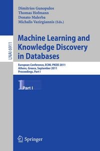 Produktbild: Machine Learning and Knowledge Discovery in Databases