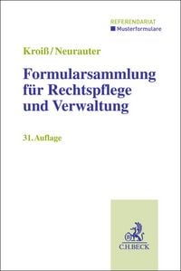 Produktbild: Formularsammlung f&uuml;r Rechtspflege und Verwaltung