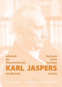 Bild vom Artikel Jahrbuch der Österreichischen Karl-Jaspers-Gesellschaft 23/2010 vom Autor Karl-Jaspers-Gesellschaft
