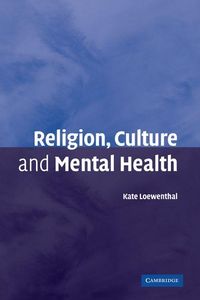 Produktbild: Religion, Culture and Mental Health