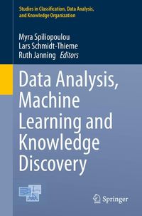 Produktbild: Data Analysis, Machine Learning and Knowledge Discovery