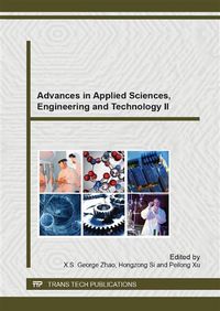Produktbild: Advances in Applied Sciences, Engineering and Technology II