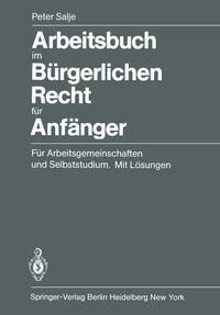 Produktbild: Arbeitsbuch im Bürgerlichen Recht für Anfänger